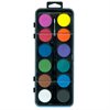 12 Disc Artist Watercolour Paint Set With Brush - MB-Z1004