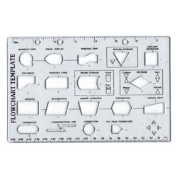 Flowchart Template Stencil