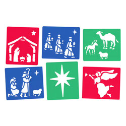 Nativity Stencils - Set of 6