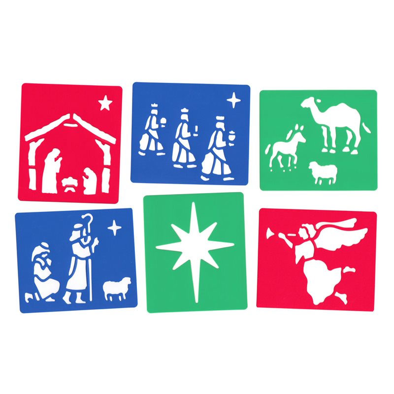 Nativity Stencils - Set of 6 - MB4003-6