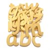 Wooden Lower Case Letters - Set of 26