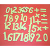 Wooden Numbers 0-20 & Symbols - Set of 42