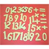 Wooden Numbers 0-20 & Symbols - Set of 42 - MB1301-42