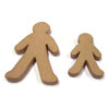 Paper Mache Gingerbread Men - Set of 10 - MB7075-10