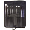 Watercolour Brush Set with Case - Set of 10 - MB530-10