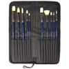 Oil Painting Brush Set with Case - Set of 10