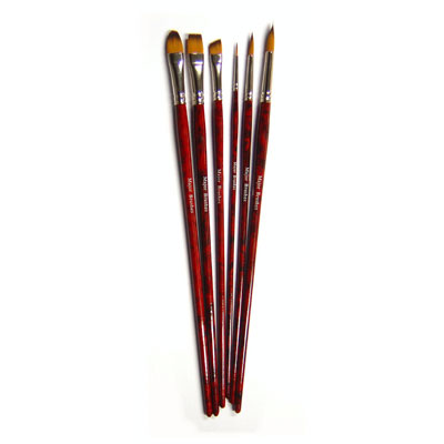 Acrylic Painting Brush Set - Set of 6 - MB570-6