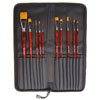 Acrylic Painting Brush Set with Case - Set of 10