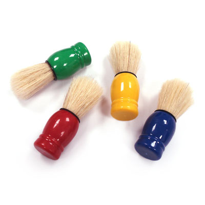 Chubby Short Handle Brush - Assorted Colours - Set of 4 - MB6006-4C