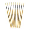 Hog Short Brushes: Round Tip, Size 6 - Pack of 10