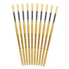 Hog Short Brushes: Round Tip, Size 8 - Pack of 10