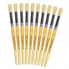 Hog Short Brushes: Round Tip, Size 14 - Pack of 10