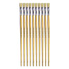 Hog Long Brushes: Flat Tip, Size 8 - Pack of 10