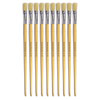 Hog Long Brushes: Flat Tip, Size 14 - Pack of 10