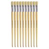 Hog Long Brushes: Flat Tip, Size 14 - Pack of 10