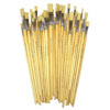 Hog Long Brushes: Flat Tip Mixed Set - Set of 60 - MB563-60