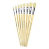 Hog Long Brushes: Flat Tip Mixed Set - Set of 60 - MB563-60