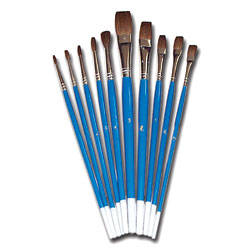 Watercolour Brush Set - Set of 10