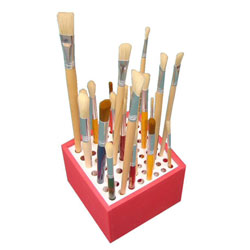 Plastic Brush Stand/Holder (Random Colour Supplied)