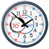 EasyRead Time Teacher Classroom Wall Clock - Past & To - 35cm Diameter - ERCC-EN