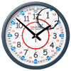 EasyRead Time Teacher Classroom Wall Clock - 24 Hour - 35cm Diameter - ERCC-DIG