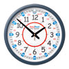 EasyRead Time Teacher Classroom Wall Clock - 24 Hour - 35cm Diameter