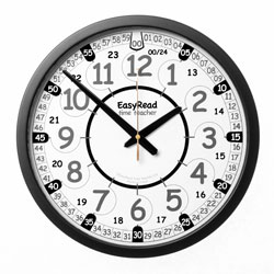 EasyRead Time Teacher Playground Clock - 24 Hour - 36cm Diameter