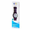 EasyRead Time Teacher Waterproof Wrist Watch - Rainbow Face - Past & To - Purple Strap - WERW-COL-PT-PU