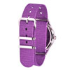 EasyRead Time Teacher Waterproof Wrist Watch - Rainbow Face - 24 Hour - Purple Strap - WERW-COL-24-PU