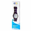 EasyRead Time Teacher Waterproof Wrist Watch - Rainbow Face - 24 Hour - Purple Strap - WERW-COL-24-PU