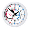 EasyRead Time Teacher Home Classroom Red & Blue Face Wall Clock - Past & To - 29cm Diameter - ERMC-EN