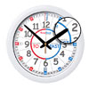 EasyRead Time Teacher Home Classroom Red & Blue Face Wall Clock - Past & To - 29cm Diameter - ERMC-EN