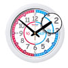 EasyRead Time Teacher Red & Blue Face Wall Clock - Past & To - 29cm Diameter - ERC-RB-PT