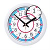 EasyRead Time Teacher Red & Blue Face Wall Clock - 24 Hour - 29cm Diameter - ERC-RB-24
