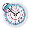 EasyRead Time Teacher Red & Blue Face Wall Clock - 24 Hour - 29cm Diameter - ERC-RB-24