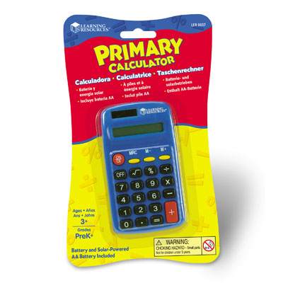 Primary Calculator - by Learning Resources - LER0037