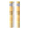 Hog Long Brushes: Round Tip, Size 8 - Pack of 10