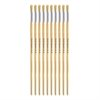 Hog Long Brushes: Round Tip, Size 8 - Pack of 10