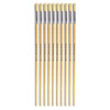 Hog Long Brushes: Round Tip, Size 10 - Pack of 10