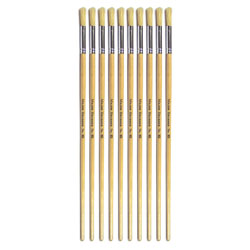 Hog Long Brushes: Round Tip, Size 10 - Pack of 10