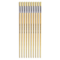 Hog Long Brushes: Round Tip, Size 10 - Pack of 10