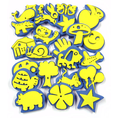 Crafty Foam Shape Stamps - Set of 24 - MB713-24