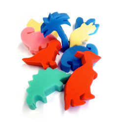 Foam Dinosaur Shapes - Set of 9