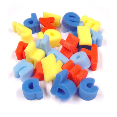 Foam Lower Case Letter Shapes - Set of 26 - MB710LETL-26