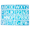 100mm Lettering Stencil Set - MB40000