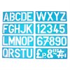 100mm Lettering Stencil Set