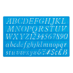 20mm Italic Lettering Stencil