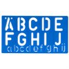 50mm Lettering Stencil Set - MB40002