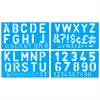 50mm Lettering Stencil Set