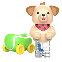 Zoomigos Puppy & Tennis Ball Car - by Educational Insights